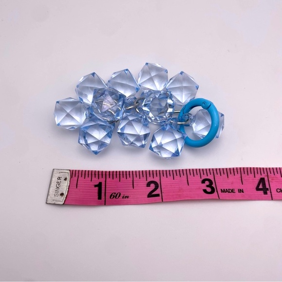 BLUE CRYSTALLINE | Bag Charm | Keychain (Brand New!) ✨ - Picture 6 of 6